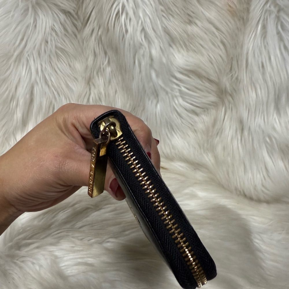🔥SALE🔥Authentic Tory Burch Black Leather Long Wallet - Picture 10 of 13
